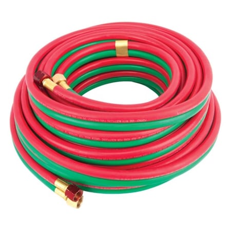 Vortex 86109 R-Grade 0.18 in. x 50 ft. Oxygen Acetylene Hose VO2738957